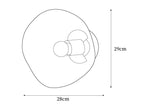 Indoor Wall Lamp | Circular Metal Body & Acrylic Rim | Damp Rated