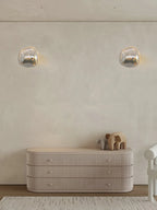 Indoor Wall Lamp | Circular Metal Body & Acrylic Rim | Damp Rated