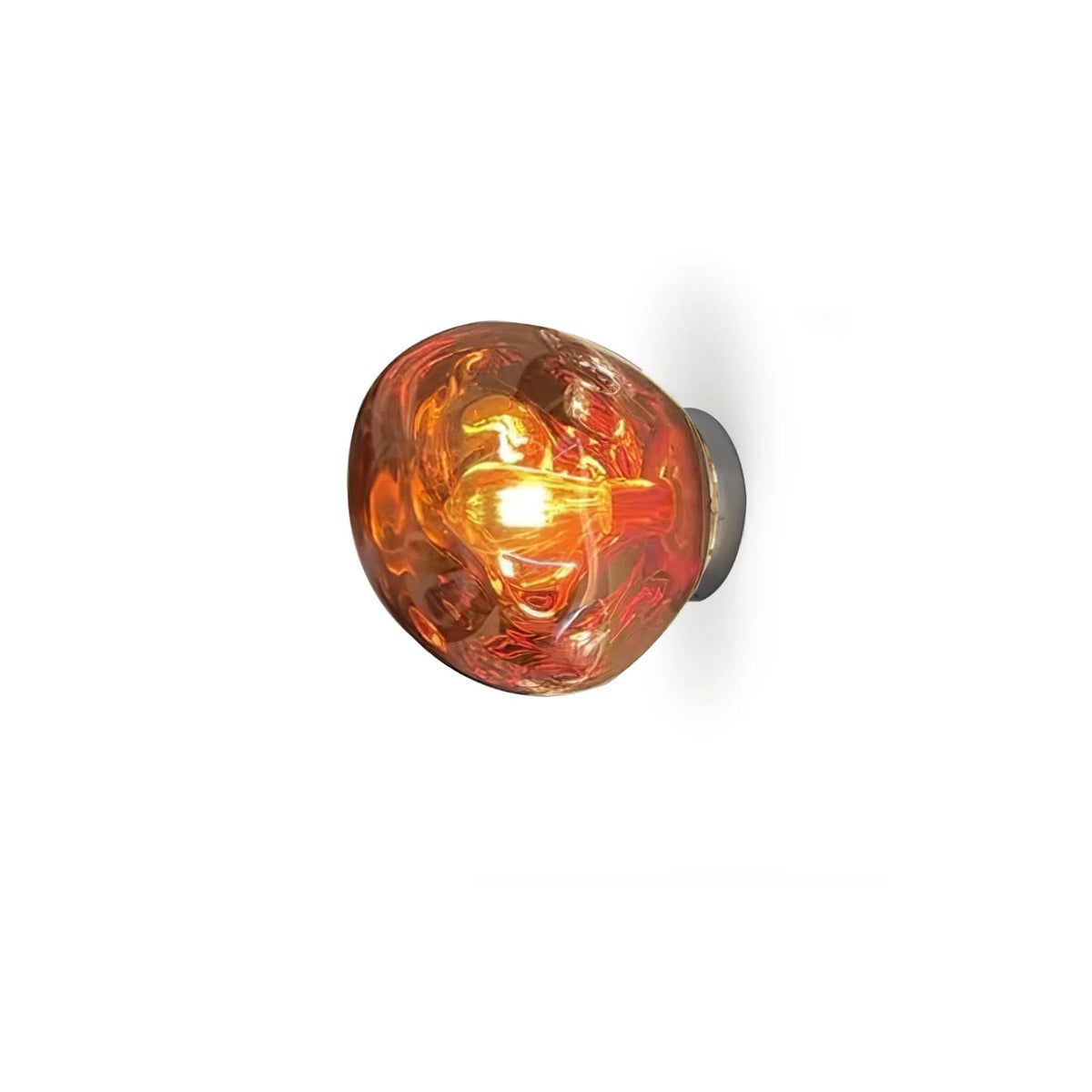 Indoor Wall Lamp | Circular Metal Body & Acrylic Rim | Damp Rated