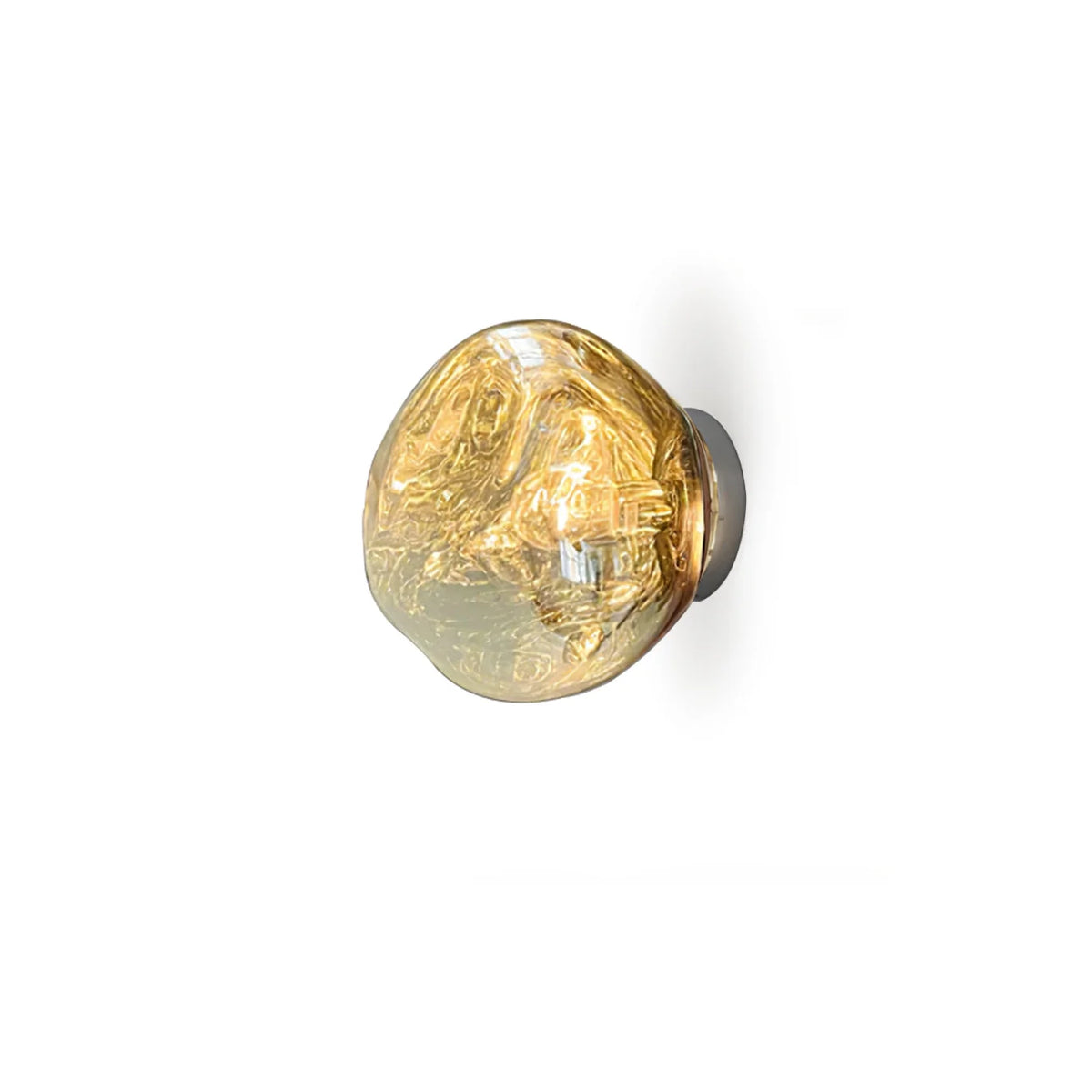 Indoor Wall Lamp | Circular Metal Body & Acrylic Rim | Damp Rated