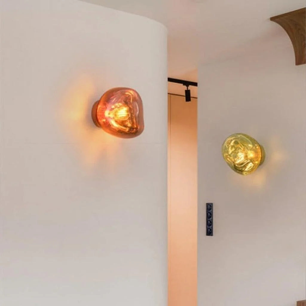 Indoor Wall Lamp | Circular Metal Body & Acrylic Rim | Damp Rated