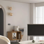 Indoor Wall Lamp | Circular Metal Body & Acrylic Rim | Damp Rated