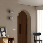 Indoor Wall Lamp | Circular Metal Body & Acrylic Rim | Damp Rated
