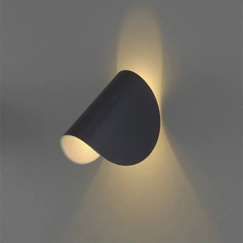 Indoor Wall Lamp | 360° Rotatable Metal Shade | LED Bulb Included