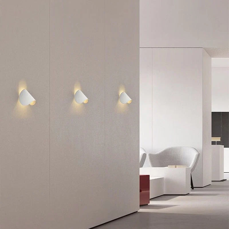 Indoor Wall Lamp | 360° Rotatable Metal Shade | LED Bulb Included