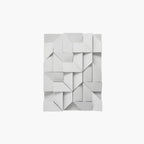 LED Wall Lamp | 3D Geometric Design | Polished Metal & Acrylic