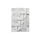 LED Wall Lamp | 3D Geometric Design | Polished Metal & Acrylic
