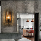 Wall Lamp | Vintage Candle Style | Pine Wood & Metal, E14 Base