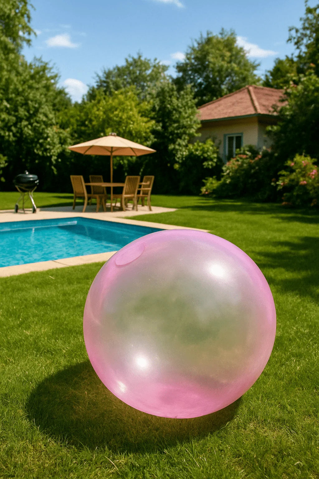 Inflatable Ball | Durable TPR & Indoor/Outdoor Play | 120 cm