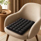 Inflatable Seat Cushion | Adjustable Air Support & Non-Slip Bottom | Hand Pump Included