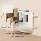 Insulated Coffee Mug | Double-Walled Stainless Steel & Leak-Proof Lid | 400 ml