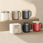 Insulated Coffee Mug | Double-Walled Stainless Steel & Leak-Proof Lid | 400 ml