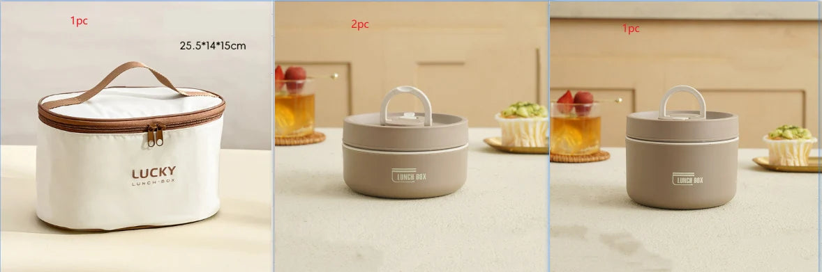 Insulated Lunch Box | Stainless Steel & Stackable