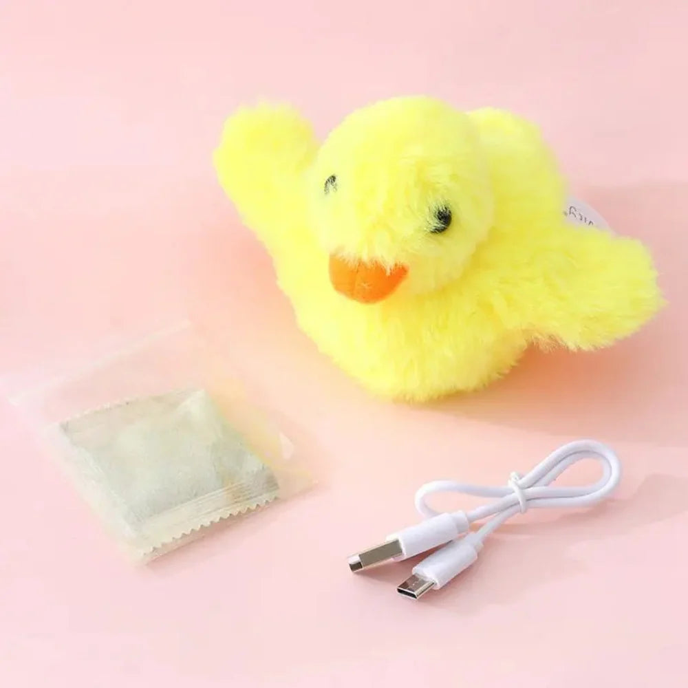 Interactive Cat Toy | Fluttering Wings & Quacking Sound | USB-Rechargeable