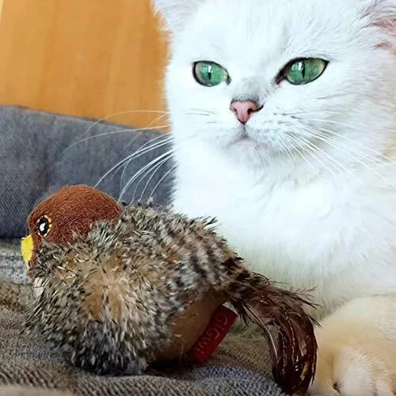 Interactive Cat Toy | Realistic Chirping & Movement