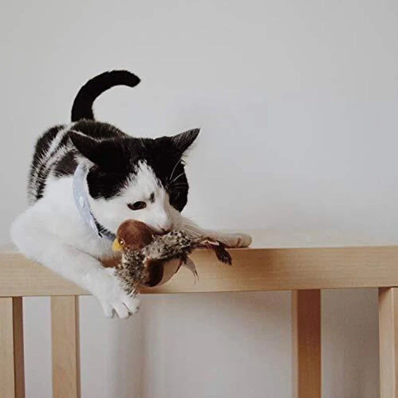 Interactive Cat Toy | Realistic Chirping & Movement