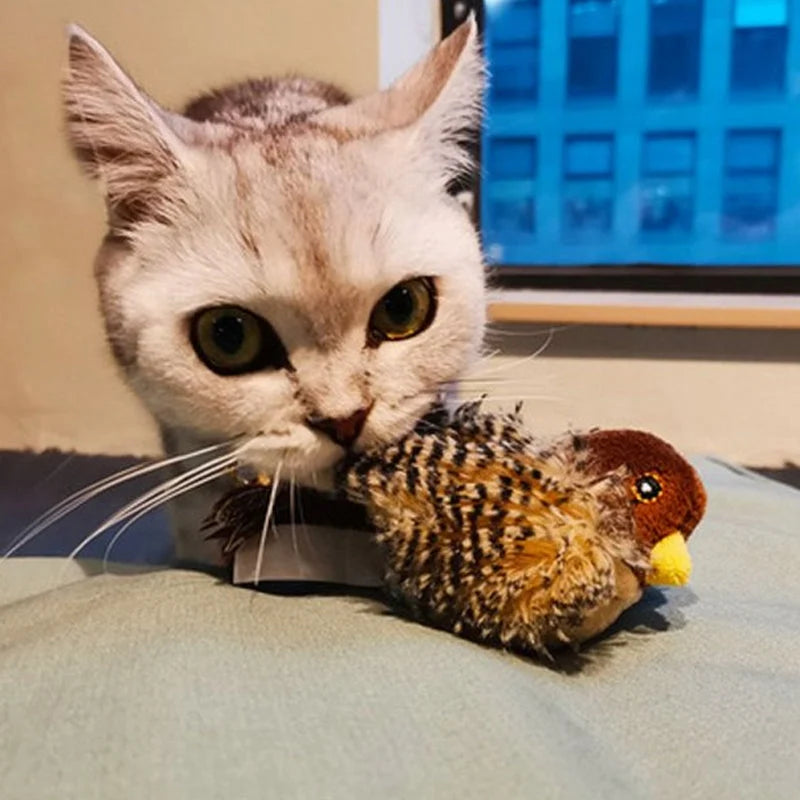 Interactive Cat Toy | Realistic Chirping & Movement