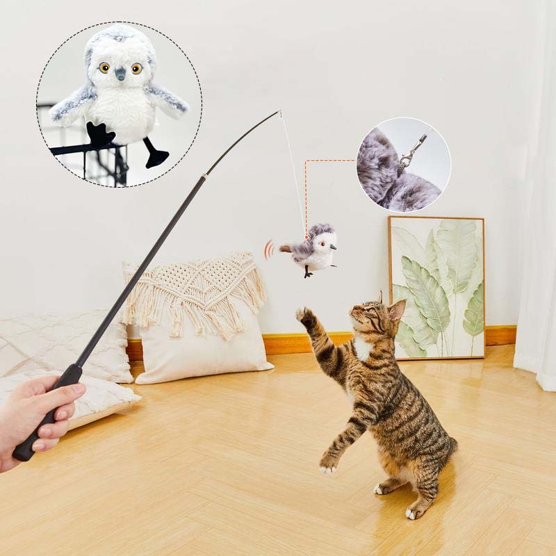 Interactive Cat Toy | Realistic Chirping & Movement