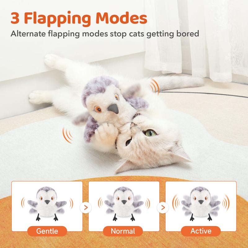 Interactive Cat Toy | Realistic Chirping & Movement