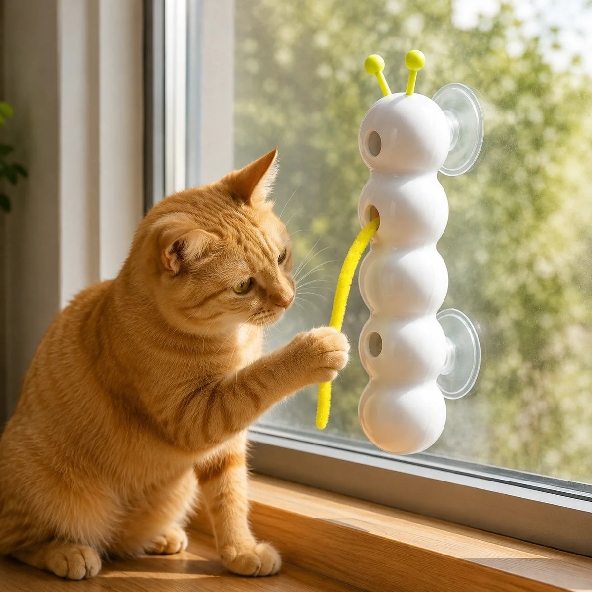 Interactive Cat Toy | Smart Motion & Window/Wall Mount