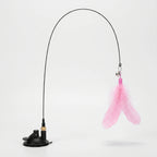 Interactive Cat Toy | Strong Suction-Cup Base & Flexible Steel Rod