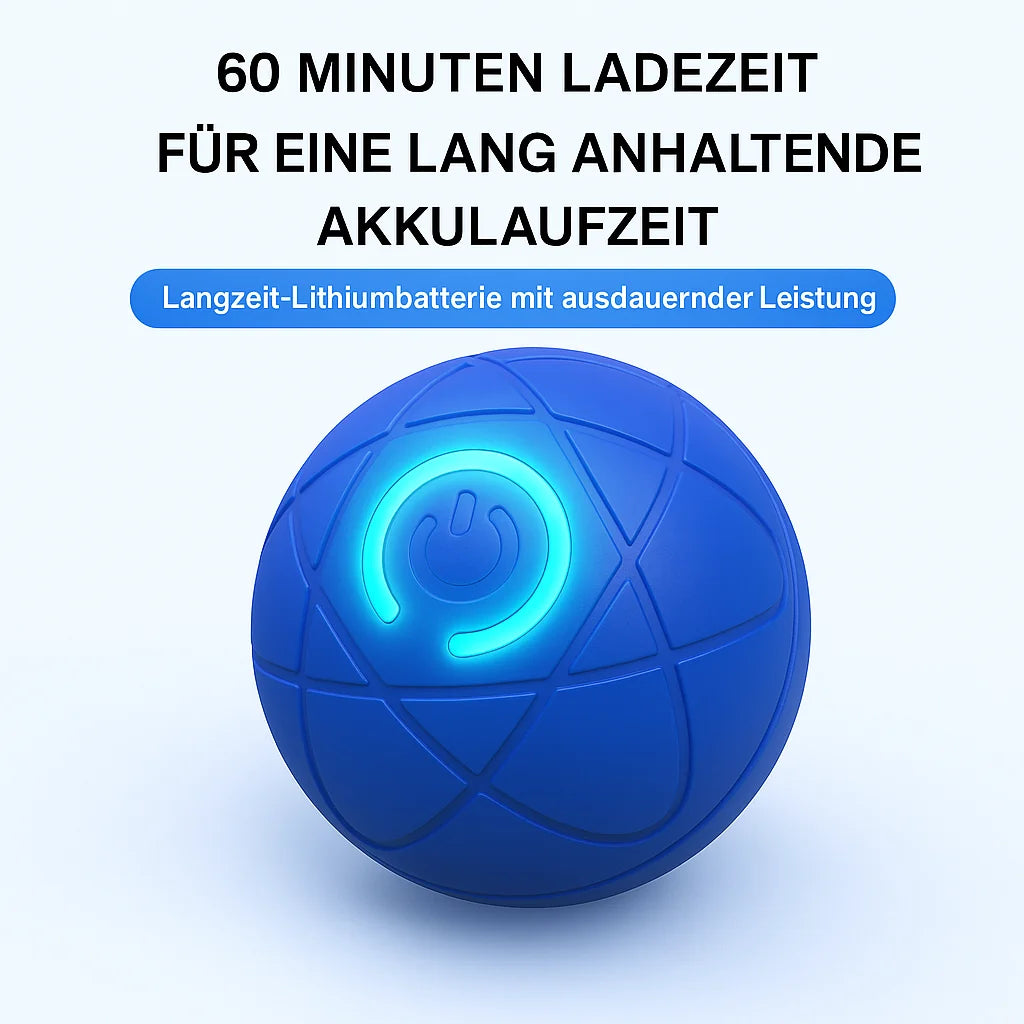 Interactive Pet Ball | Self-Moving & LED Light | Rechargeable