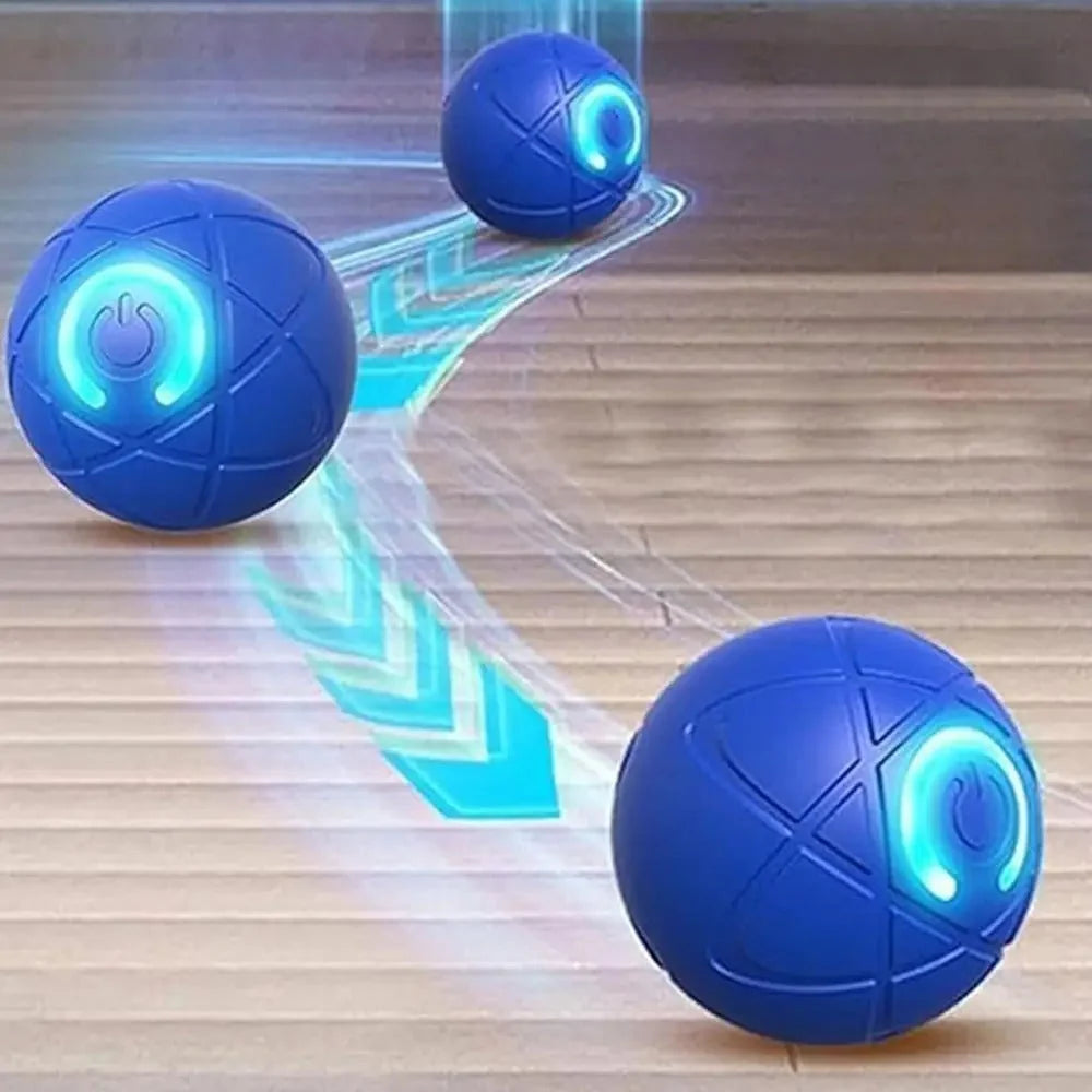 Interactive Pet Ball | Self-Moving & LED Light | Rechargeable