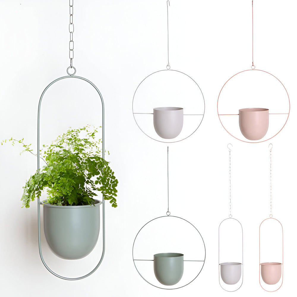 Iron Hanging Plant Pot Holder