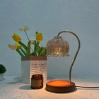 Ivey Glass Candle Warmer Lamp