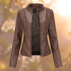 Jacket | Premium Leather & Stand-Up Collar