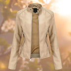 Jacket | Premium Leather & Stand-Up Collar