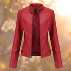 Jacket | Premium Leather & Stand-Up Collar