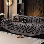 Jacquard Maze Sofa Cover