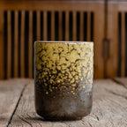 Japanese Tea Cup | Handleless Ceramic & Crackle Glaze | 301–400 mL