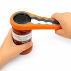 Jar & Bottle Opener | Non-Slip Grip & Leverage | Fits 1–3 In Lids