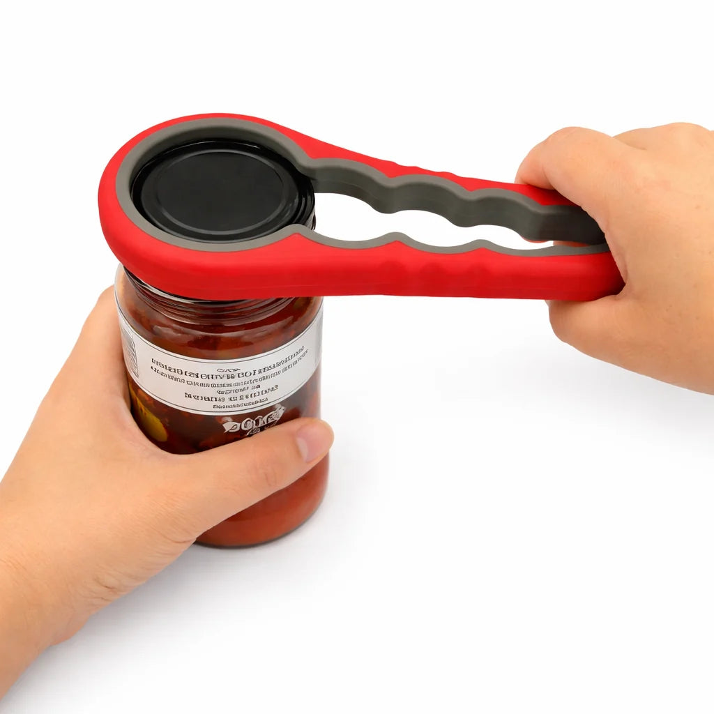 Jar & Bottle Opener | Non-Slip Grip & Leverage | Fits 1–3 In Lids