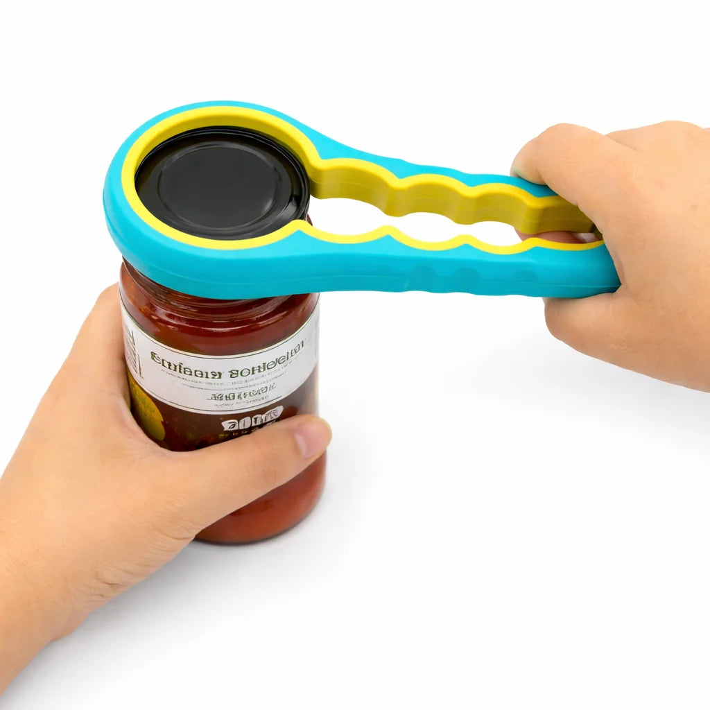 Jar & Bottle Opener | Non-Slip Grip & Leverage | Fits 1–3 In Lids
