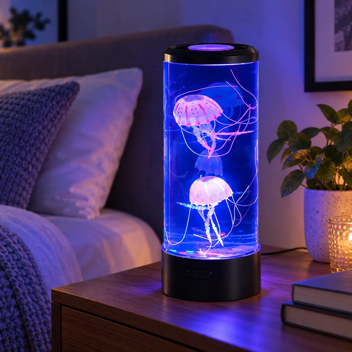 Jellyfish Lamp | Color-Changing Floating Jellyfish & USB-Powered