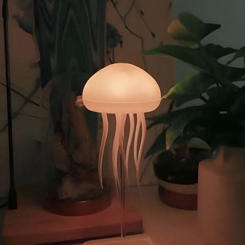 Jellyfish Night Light | RGB Color-Changing & Voice-Activated