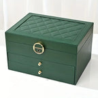 Jewellery Box | Multilayer Leather & Soft-Lined | 3 Levels