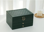 Jewellery Box | Multilayer Leather & Soft-Lined | 3 Levels