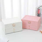 Jewellery Box | Multilayer Leather & Soft-Lined | 3 Levels
