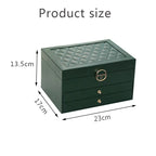 Jewellery Box | Multilayer Leather & Soft-Lined | 3 Levels