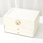 Jewellery Box | Multilayer Leather & Soft-Lined | 3 Levels