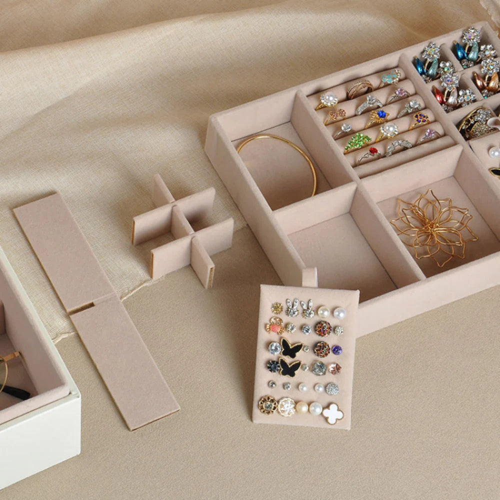 Jewelry Box | Expandable Two-Layer & Velvet-Lined