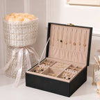Jewelry Box | Expandable Two-Layer & Velvet-Lined