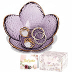 Jewelry Dish | Flower-Shaped Ceramic | Gift Box Included