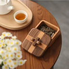 Jewelry Organizer Box | Two-Tone Banding & Sliding Cross