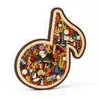 Jigsaw Puzzle | Instrument-Shaped & Solid Wood