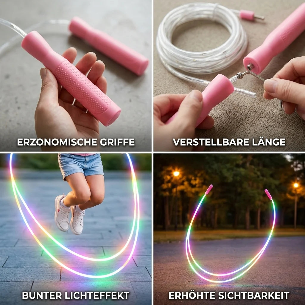 Jump Rope | Colorful LED & Adjustable Length